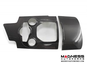 Alfa Romeo Giulia Center Console Switch Bank Trim Set - Carbon Fiber - Pre '20 Models